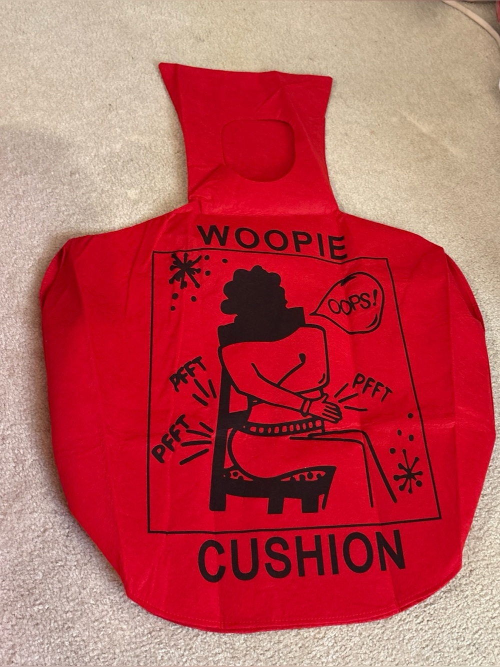 Kids Whoopi cushion costume kids size 5-6